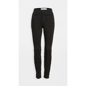 AYR High-Rise Skinny Jeans in Black